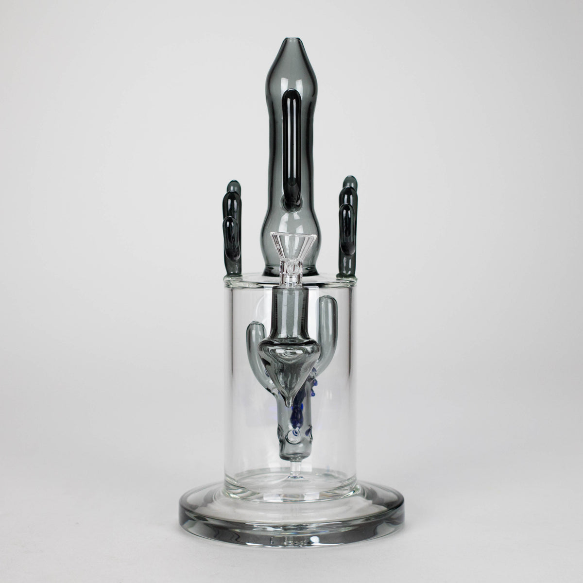 Glass Cactus Bong With Scorpion Perc