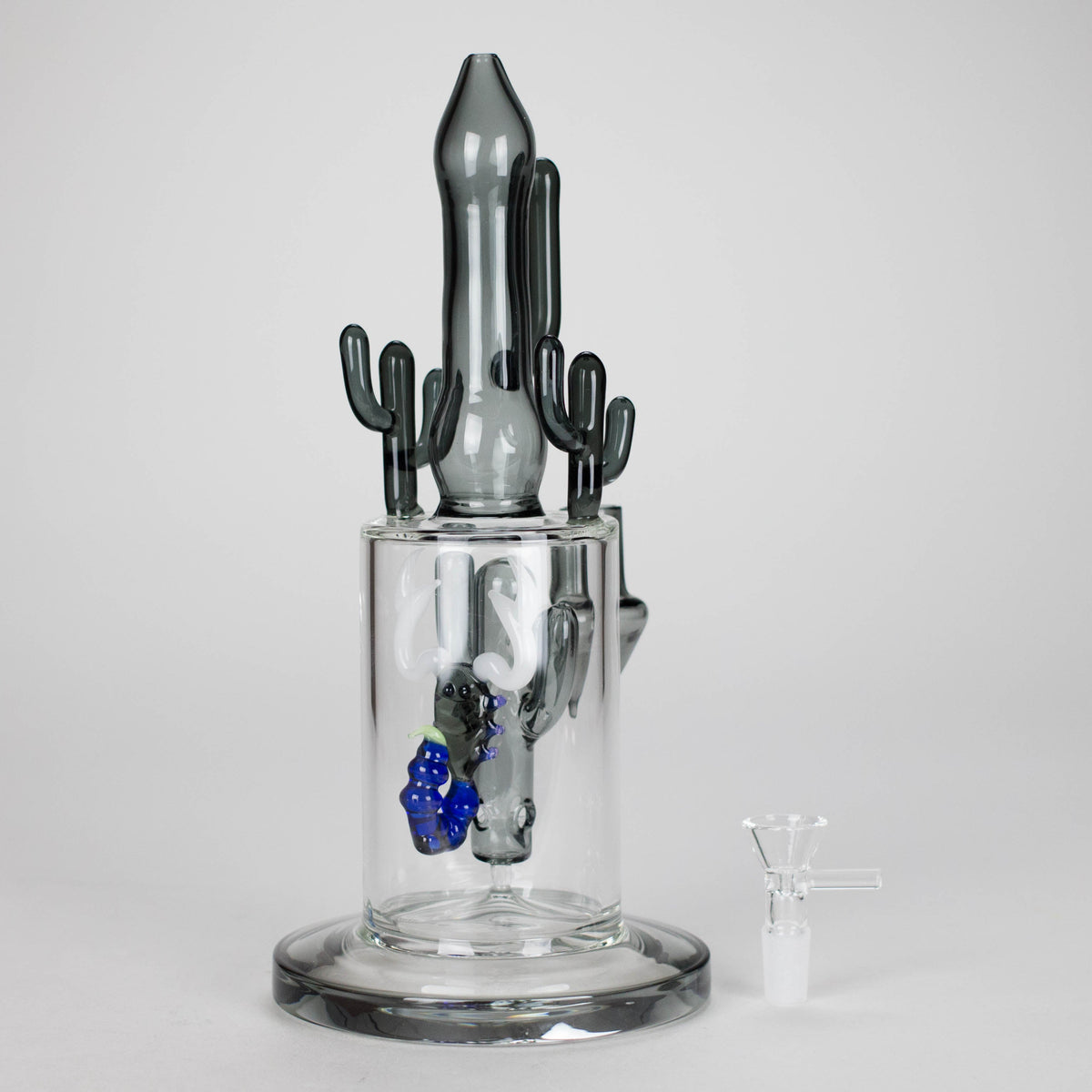 Cactus Bong With Scorpion Perc with Bowl Piece