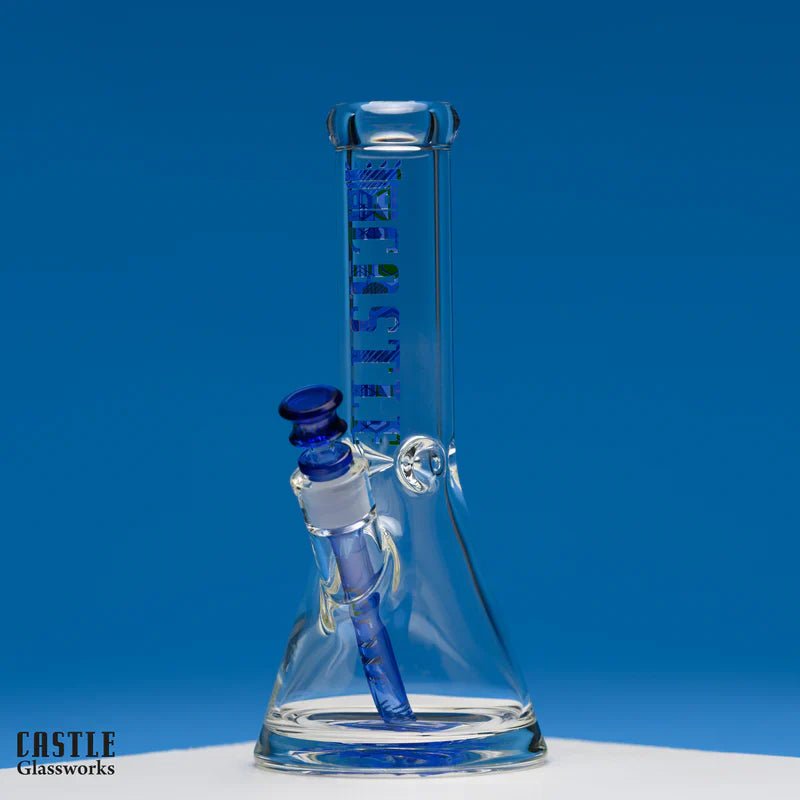 Castle Glassworks Hex Glass Beaker Bong