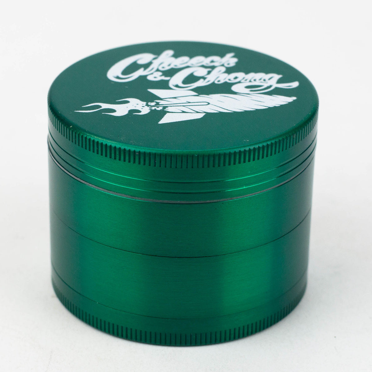 Green Cheech And Chong Metal Herb Grinder