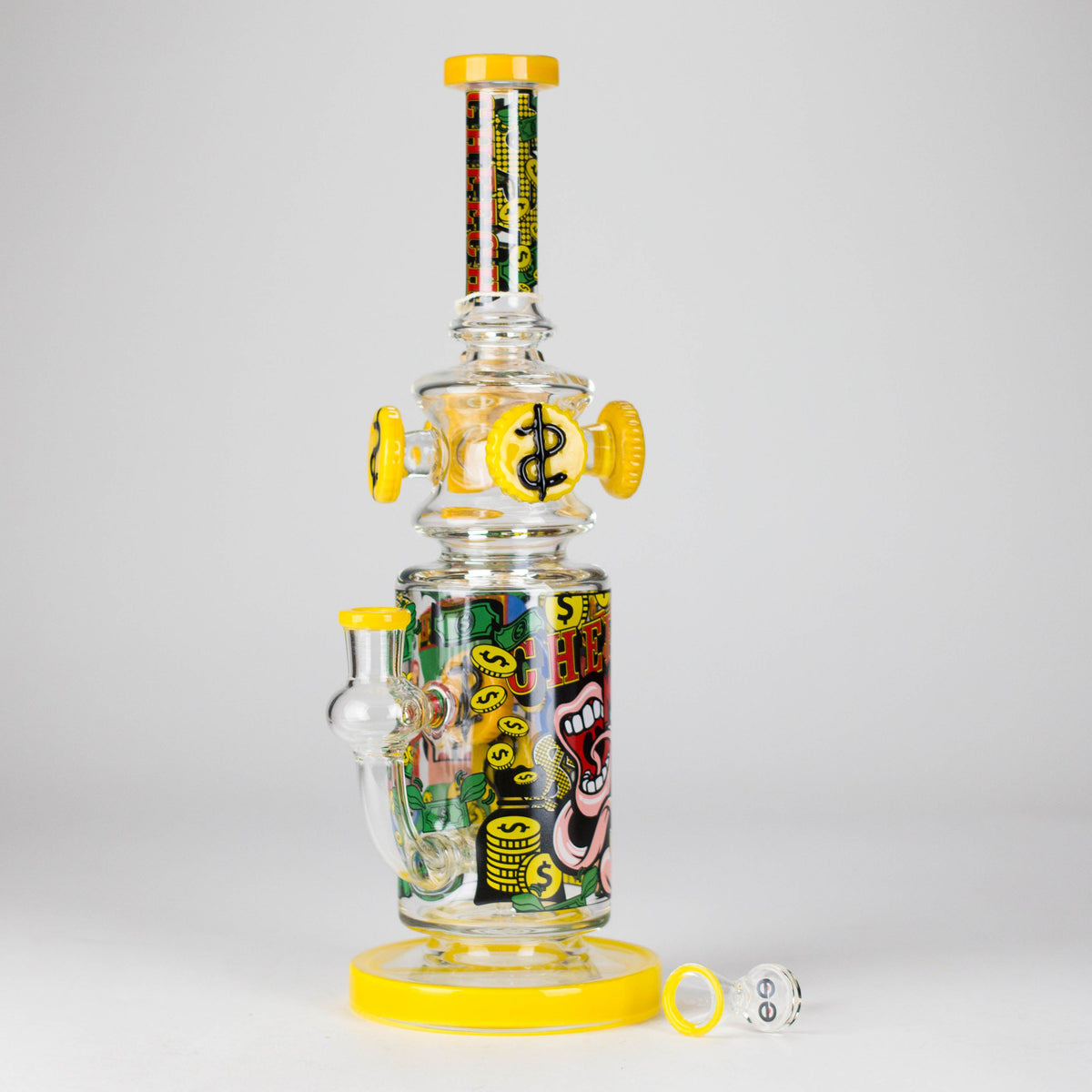 Cheech Glass Casino Money Bong in 13 Inches