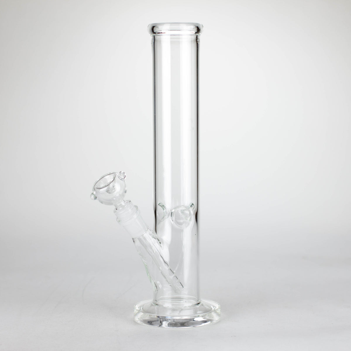 12-Inch Clear Straight Tube Bong 