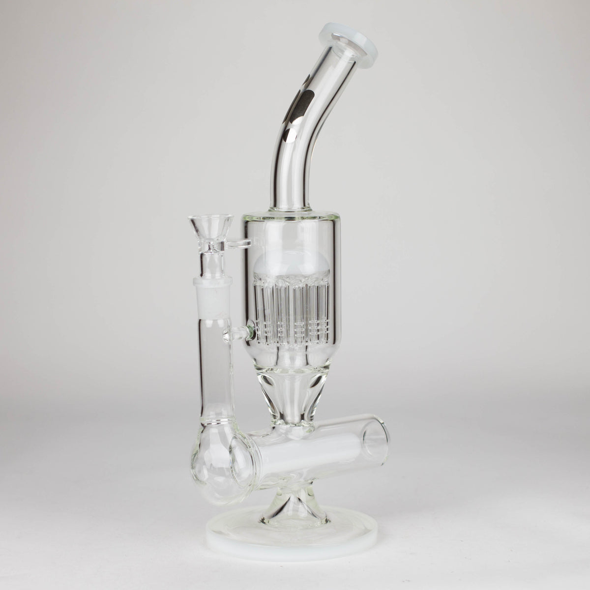 13.5 Inch Clear Tree Perc Bong With Inline Diffuser from Infyniti Glass