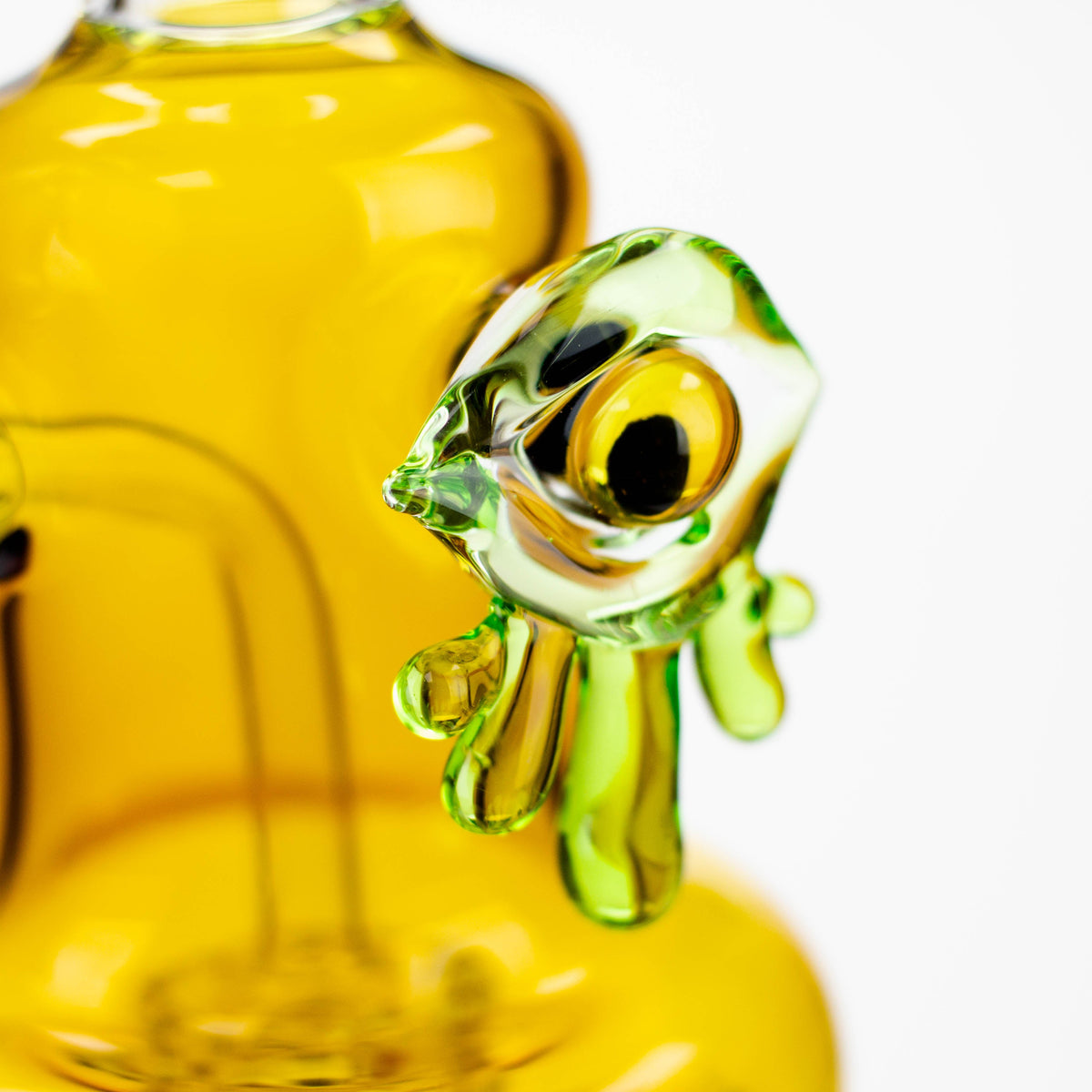 Monster Eye Design on the 8.5 Inch  Diffuser Bong from COBRA Glass