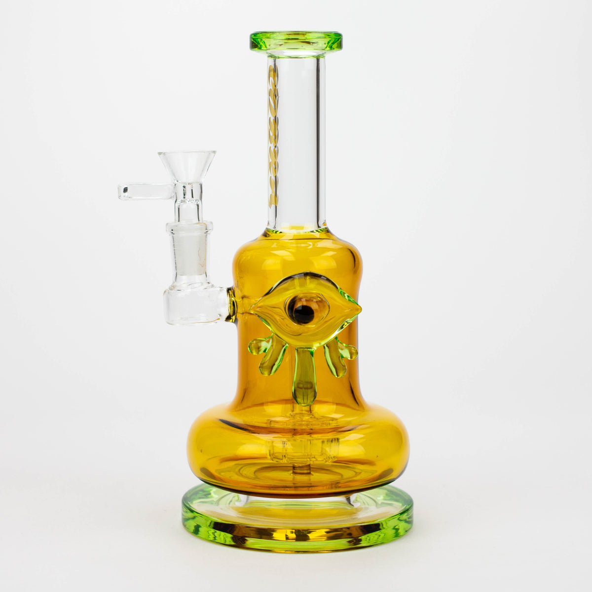 Side View of the 8.5 Inch Monster Eye Diffuser Bong from COBRA Glass