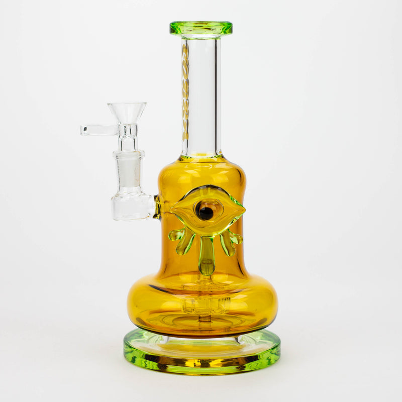 Side View of the 8.5 Inch Monster Eye Diffuser Bong from COBRA Glass