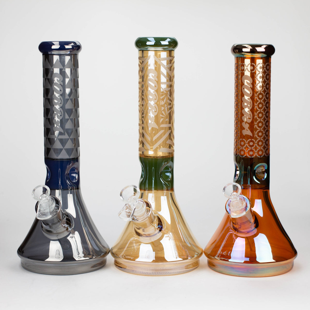 Cobra 13 inch Electroplate Beaker Bong