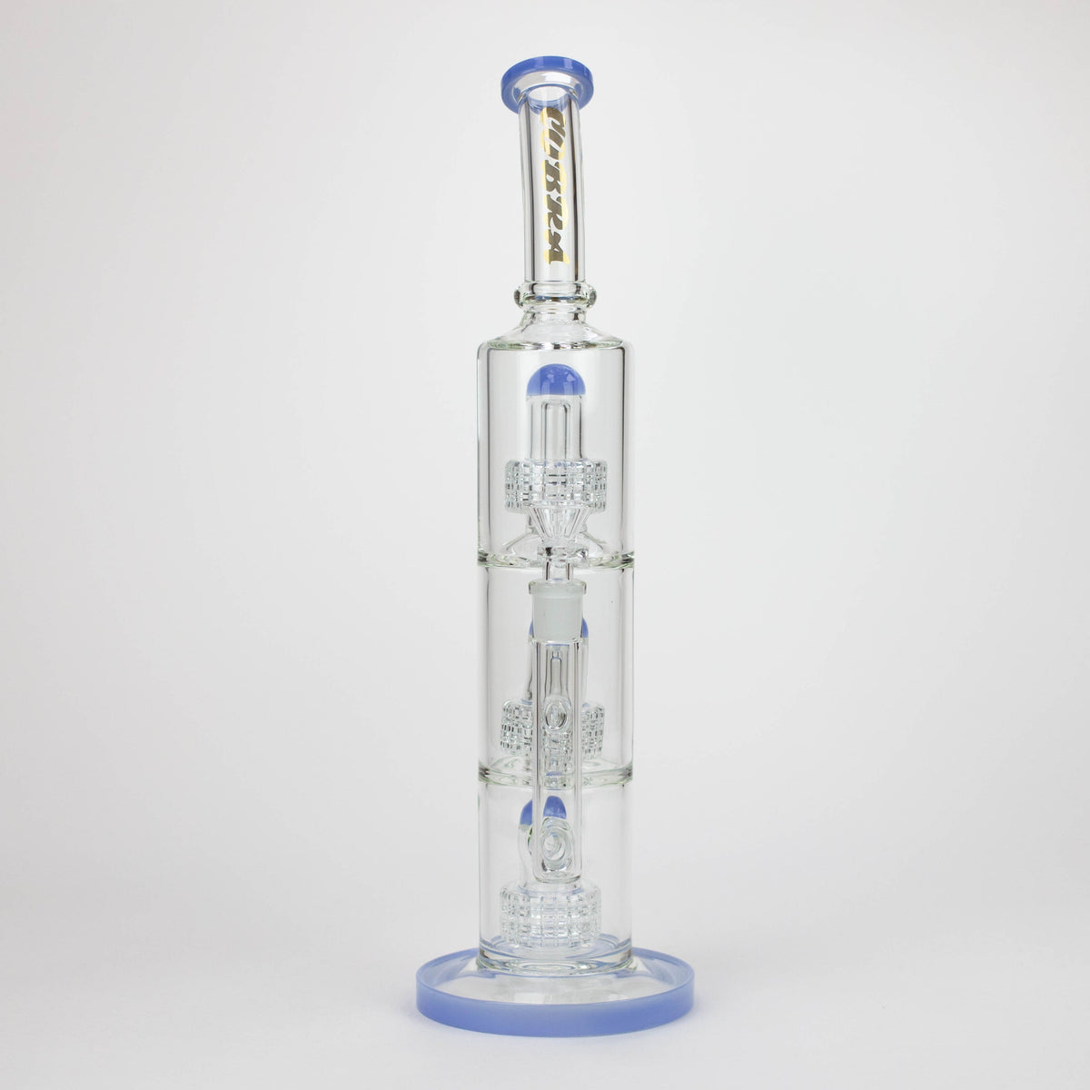 Front View of the 16 Inch Triple Perc Bong by COBRA