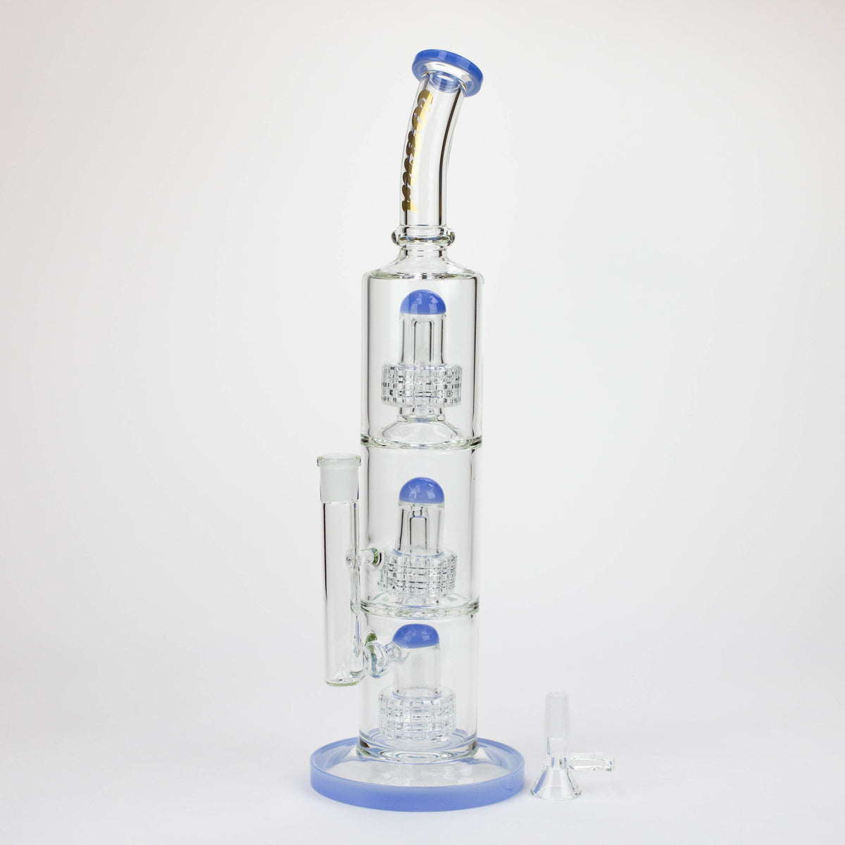 16 Inch Triple Perc Bong by COBRA with Bowl Piece