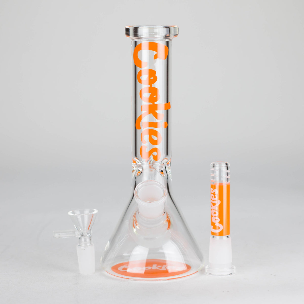 Small Cookies Beaker Bong with bowl piece and downstem