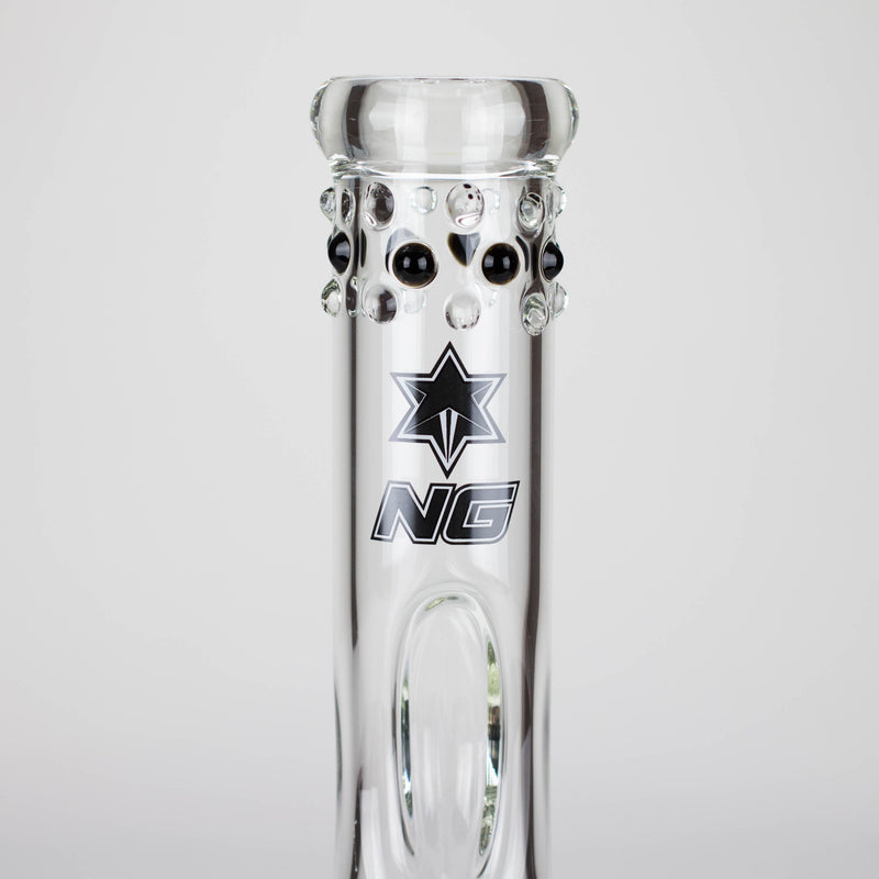 Neck of the Nice Glass Crown Jewels Beaker Bong