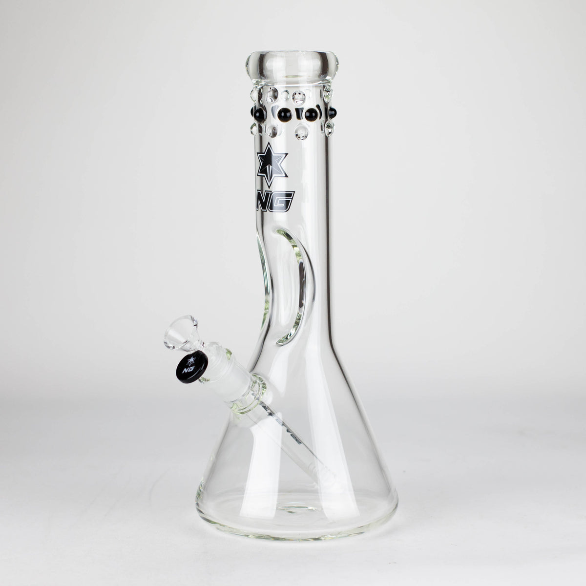 Nice Glass Crown Jewels Beaker Bong 