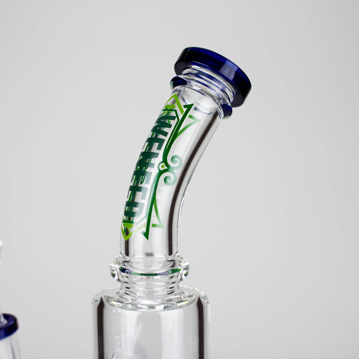 Glass Neck of the 14 Inch Crusaders Recycler Bong from WENEED