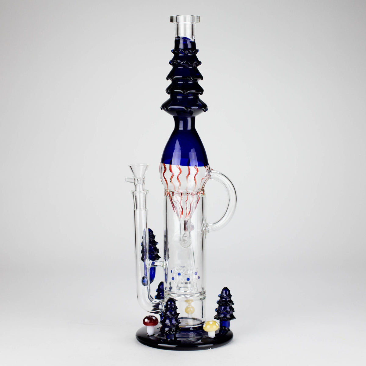 Dark Forest Recycler Perc Bong in 17 Inches