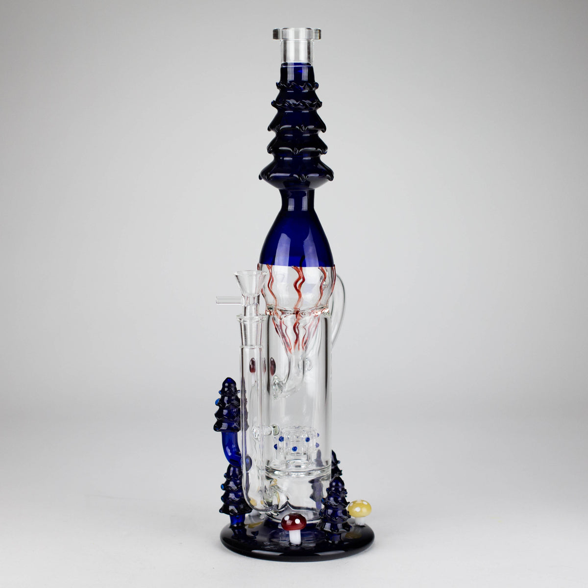 Dark Forest Recycler Perc Bong in Purple