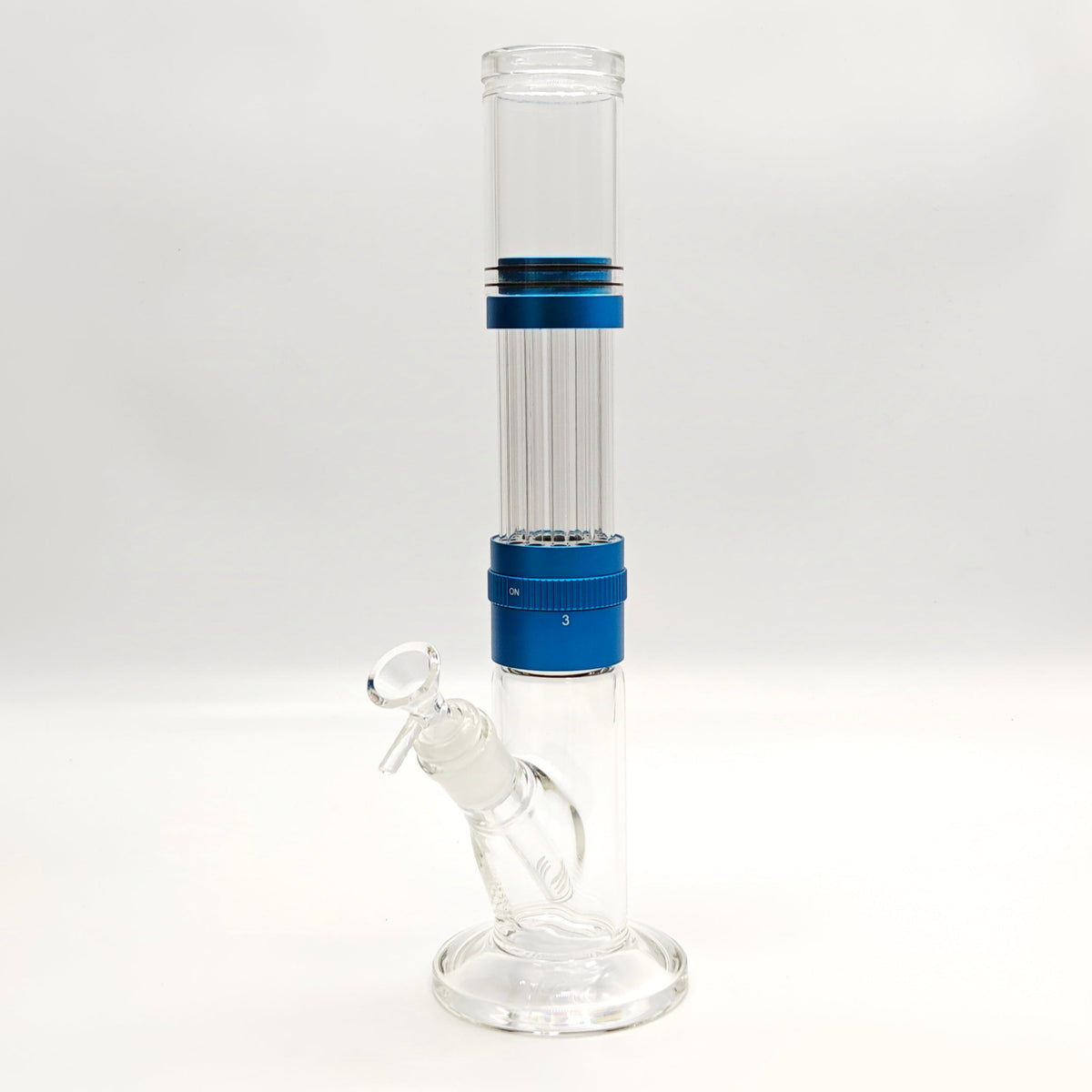 13" Detachable Straight Tube Bong in Blue