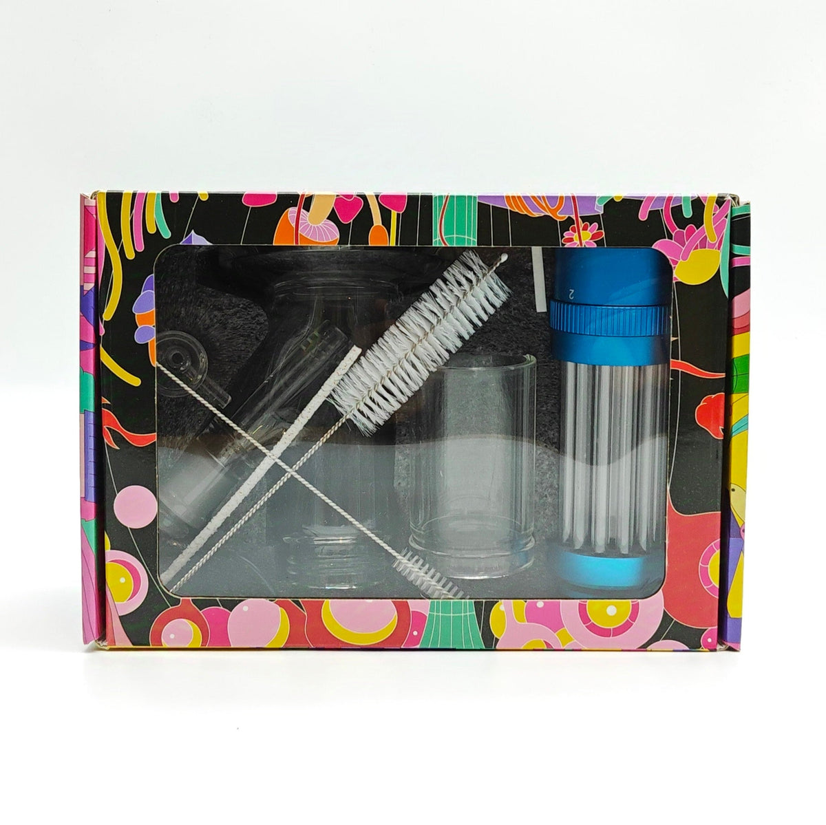 13" Detachable Straight Tube Bong in Package