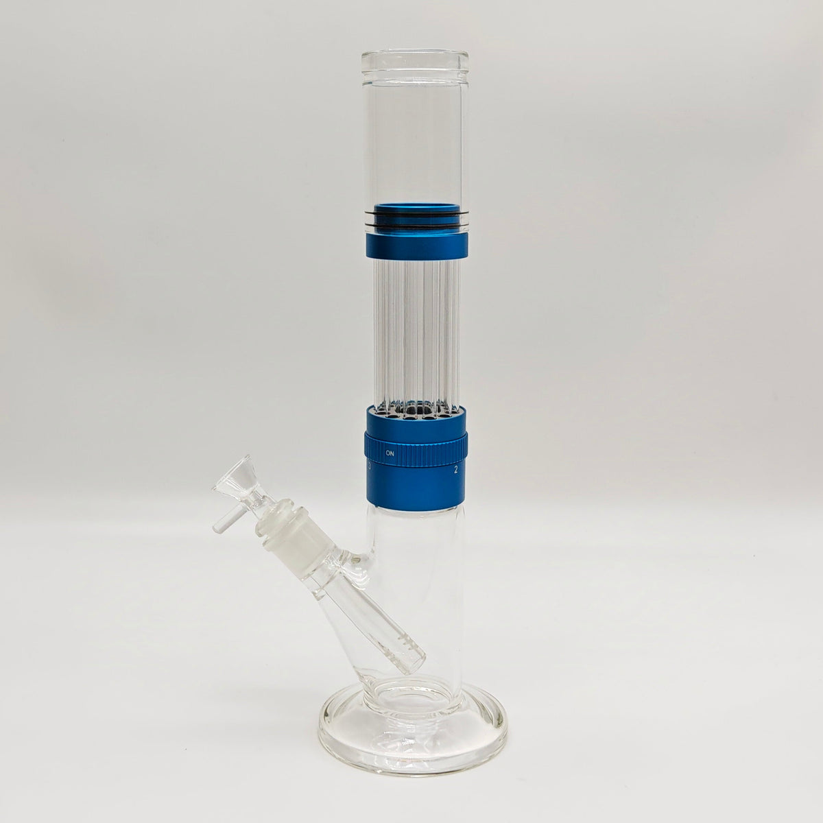 Side View of the 13" Detachable Straight Tube Bong