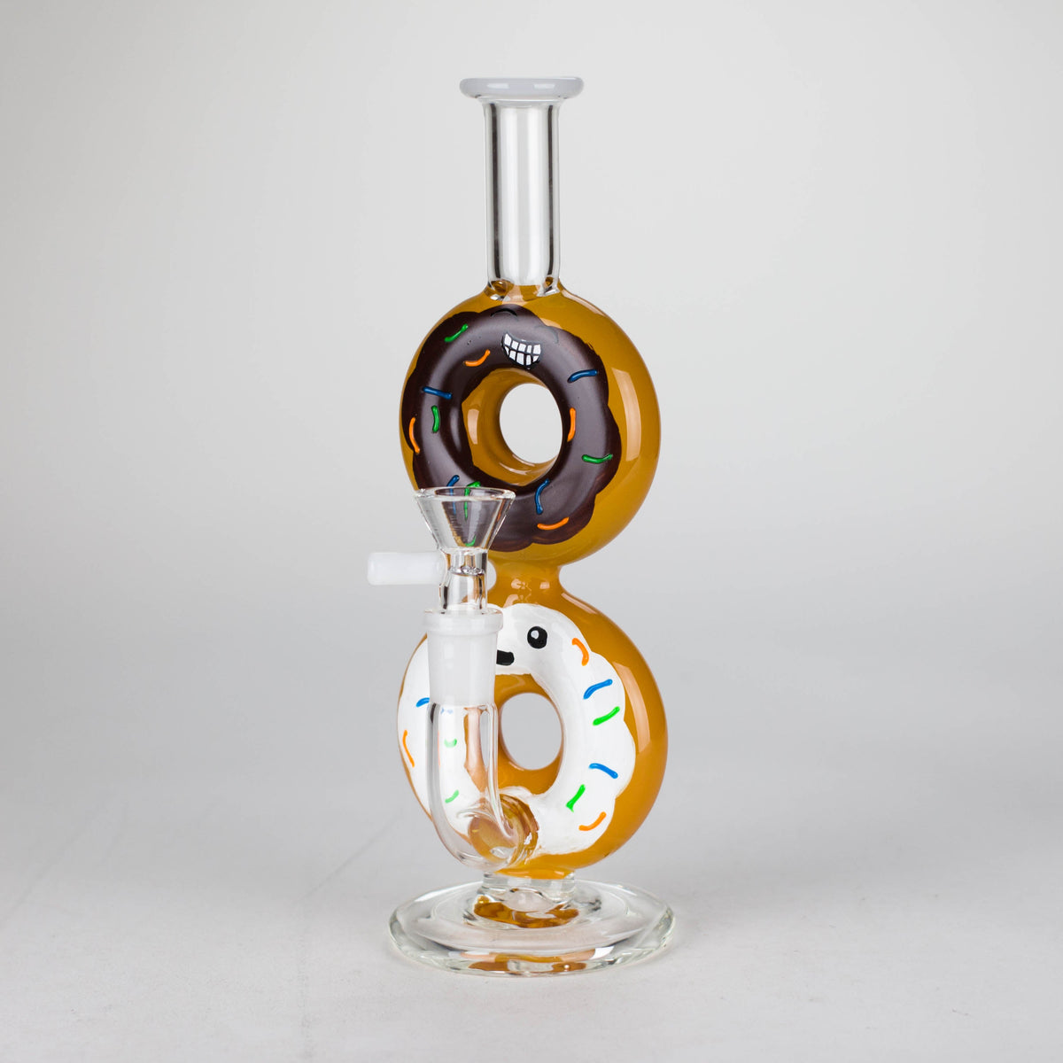 8 Inch Double Glazed Donut Bong 