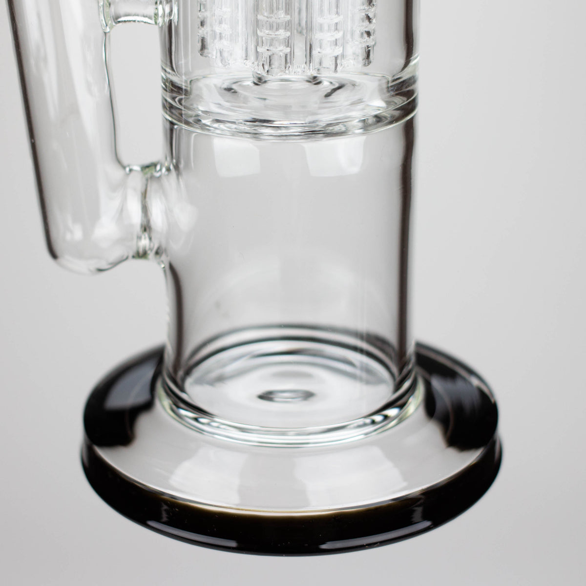 Glass Base of the 16 Inch Double Perc Straight Tube Bong