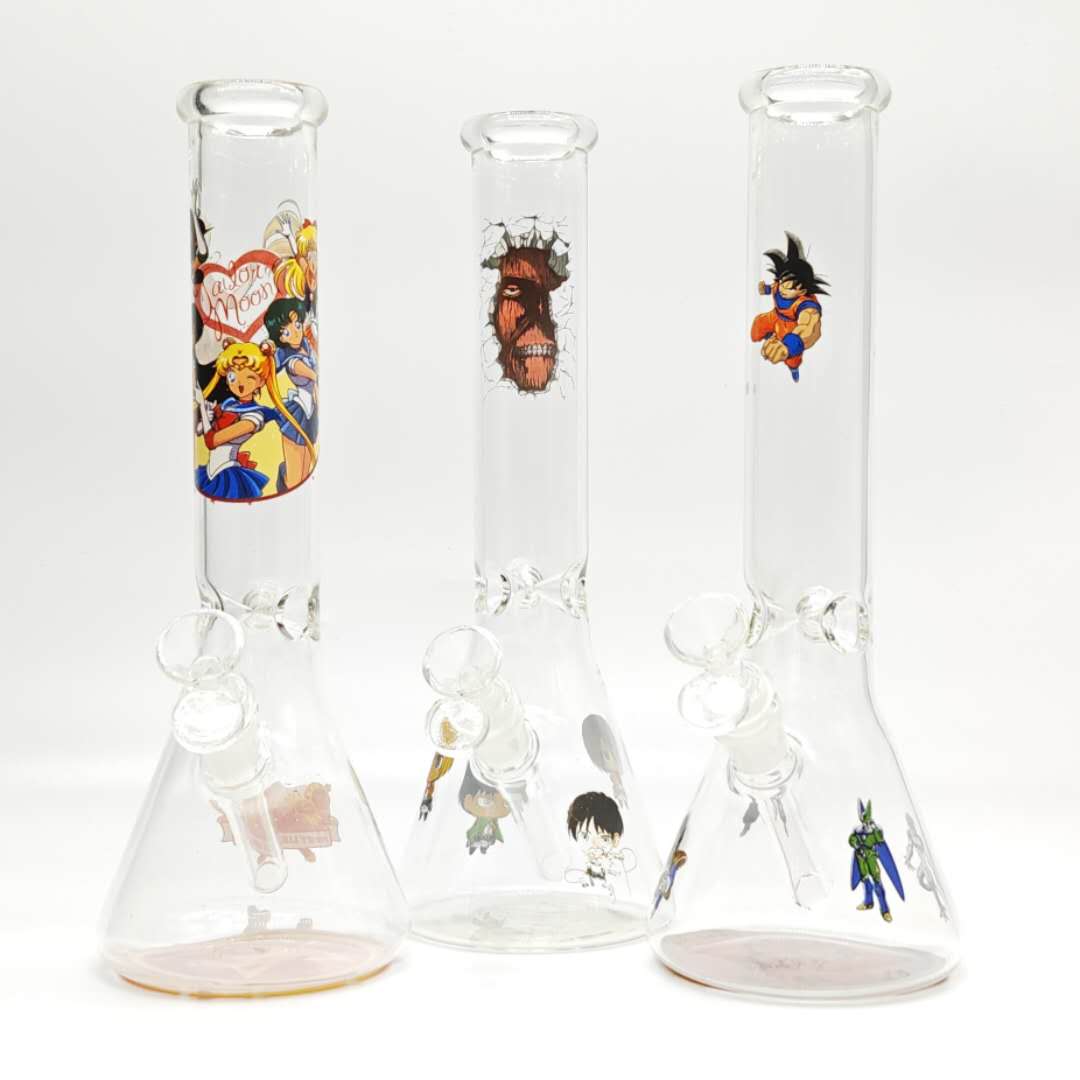 Three Dragon Ball Z Beaker Bongs