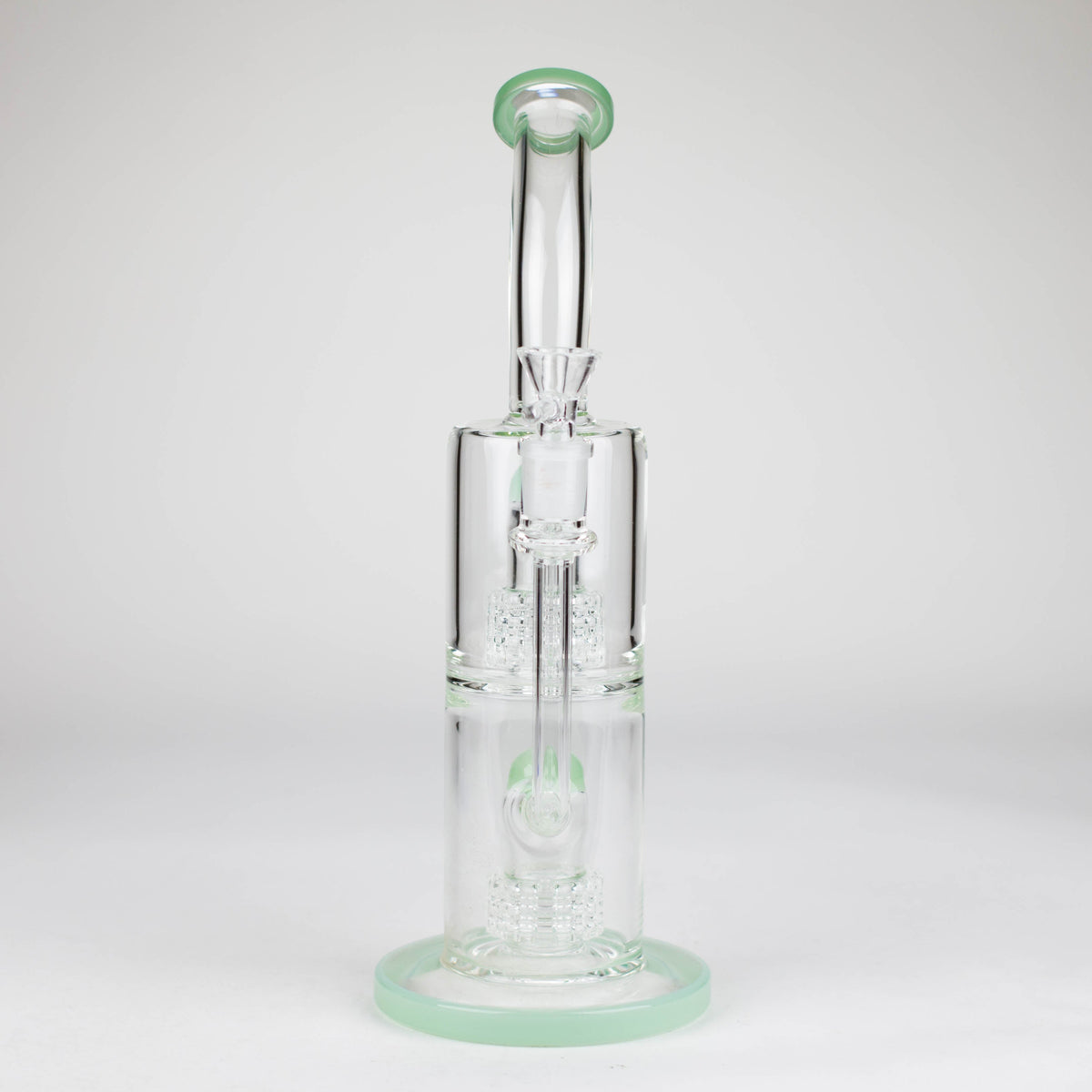 Glass Bong With Dual Diffusers