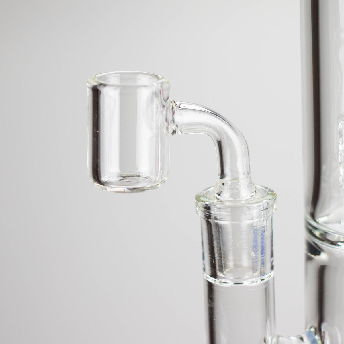 Quartz Banger part of the 16-Inch Dual Perc Dab Rig