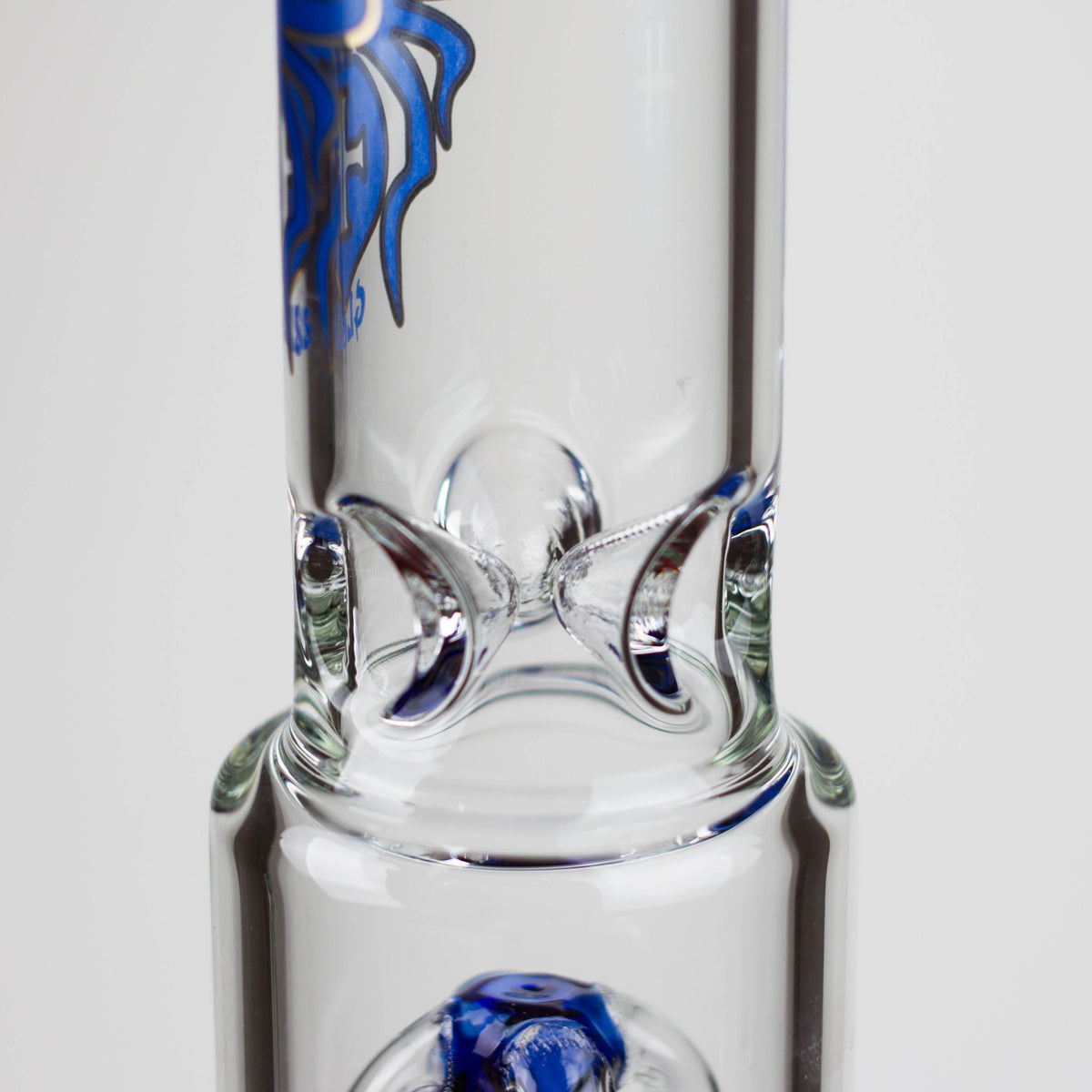 Ice Catcher in the Dual Tree-Arm Perc Bong by XTREME Glass in 13 Inches