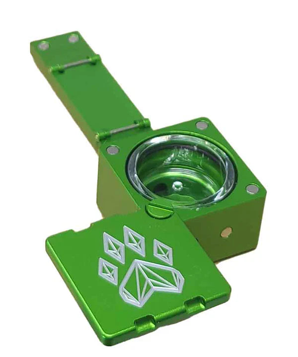 Magnetic Foldable Pipe in Green