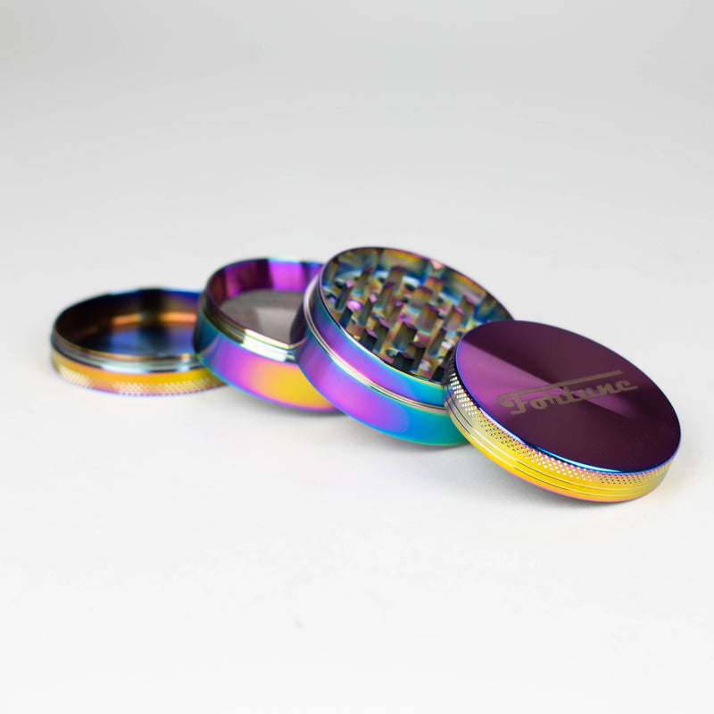 4-Piece Rainbow Herb Grinder in 63MM from Fortune