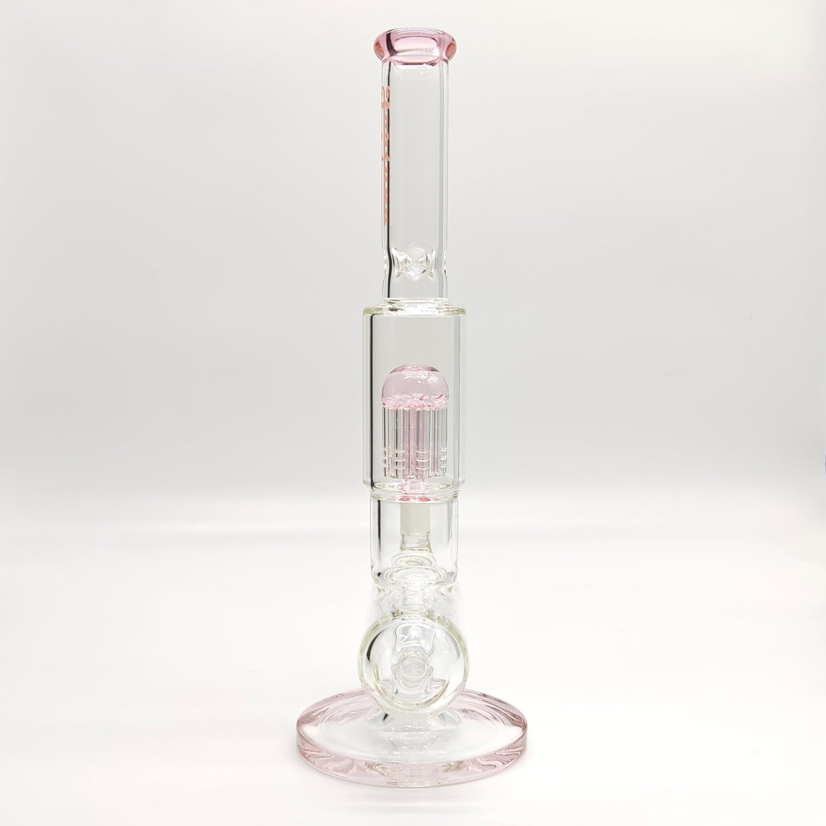 Fortune Double Inline Grid Perc Bong 7mm Glass
