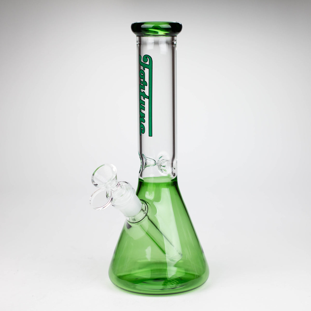 Fortune | 10" Green Beaker Water Bong