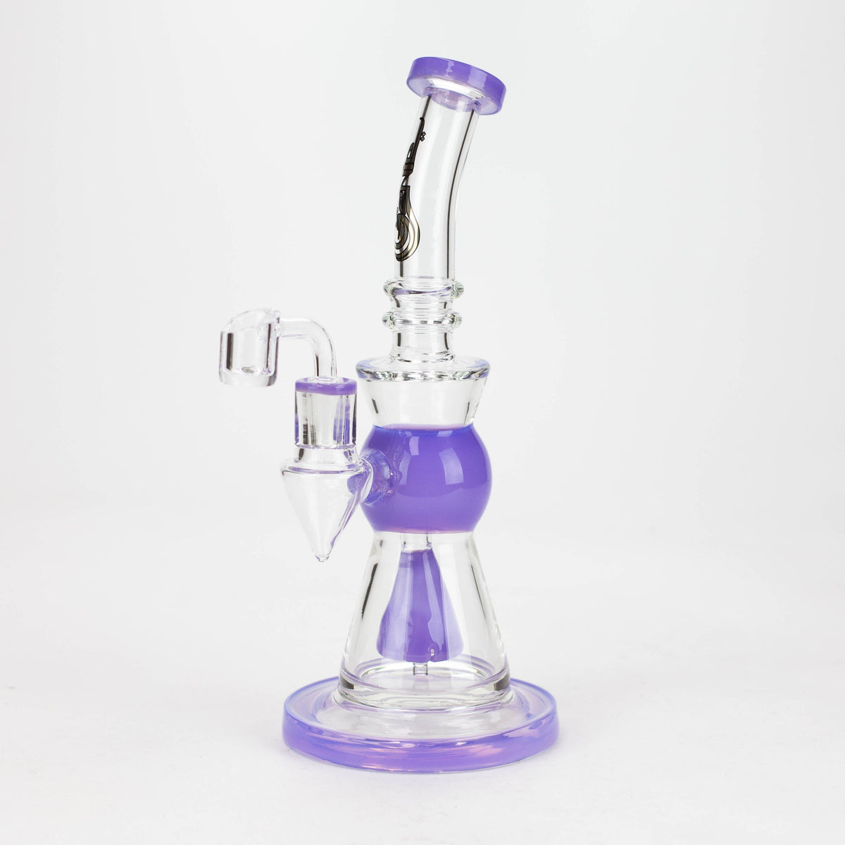 Genie 9.5 inch Purple Dab Rig With Diffuser