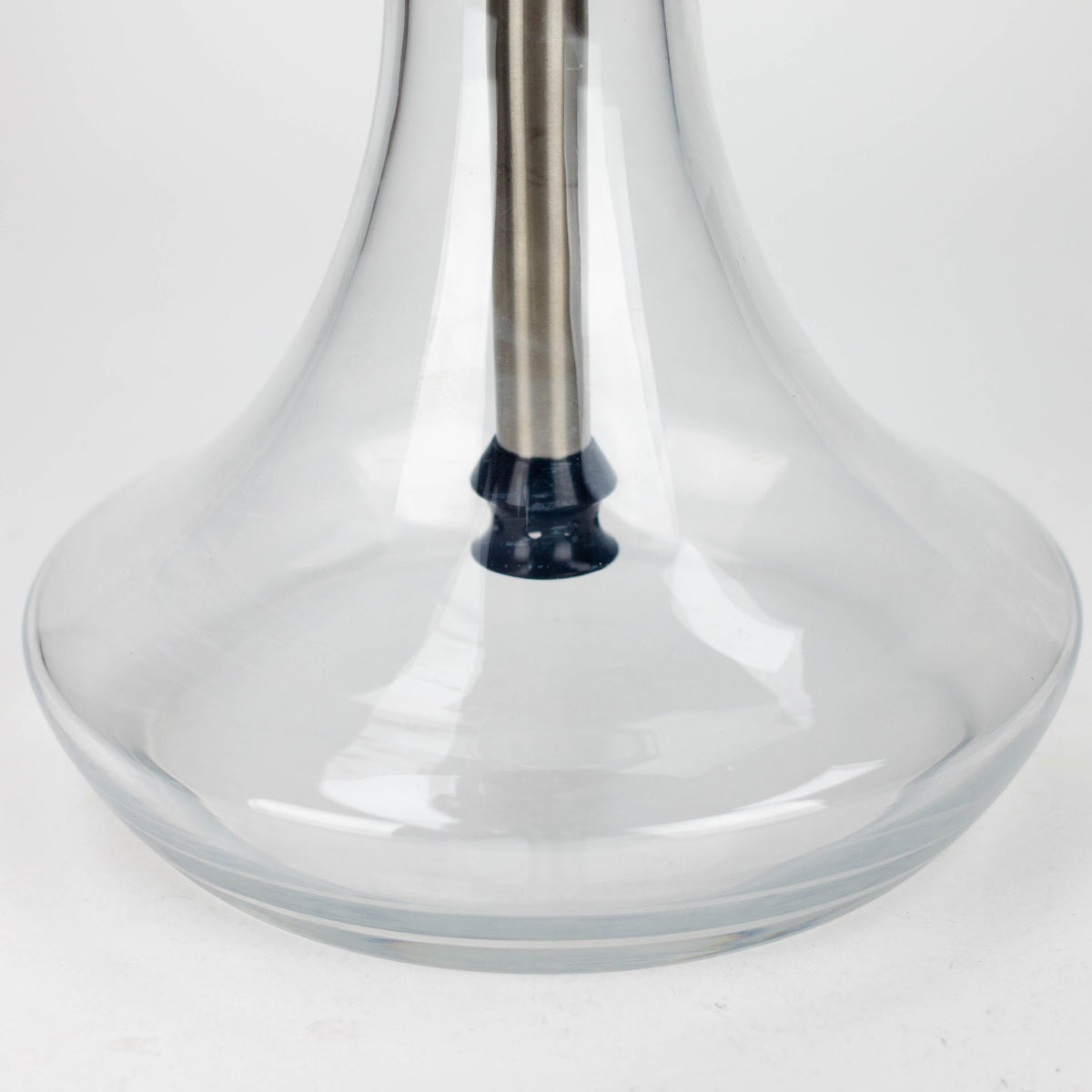 Glass Base of the 22.5 Inch Aluminum Hookah With Diffuser from GENIE Glass