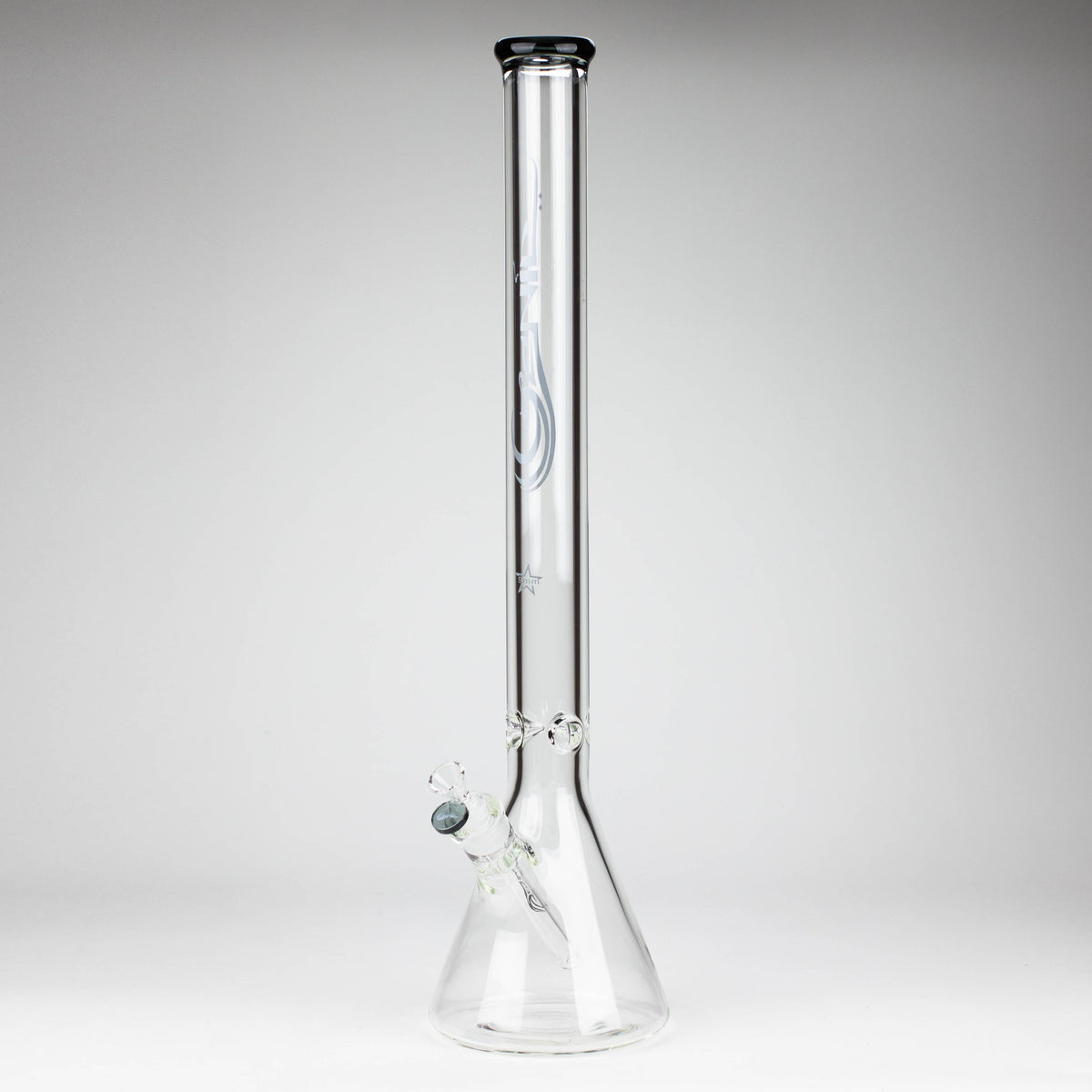 GENIE 24-Inch Huge Beaker Bong in Grey