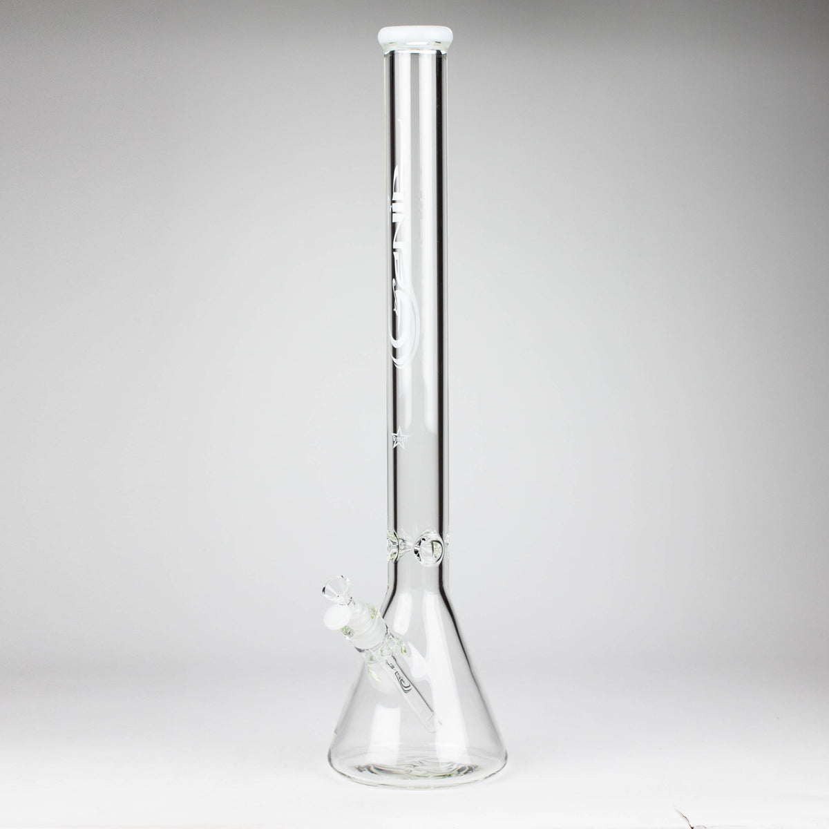 GENIE 24-Inch Huge Beaker Bong in White