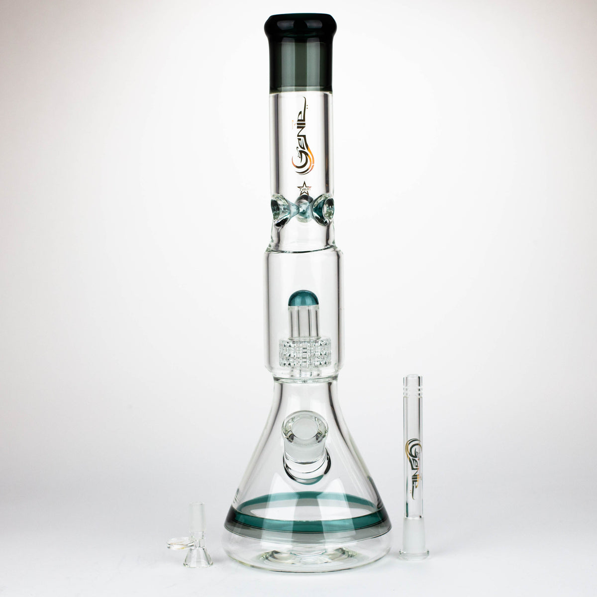 17 Inch Beaker Bong with showerhead percolator by GENIE