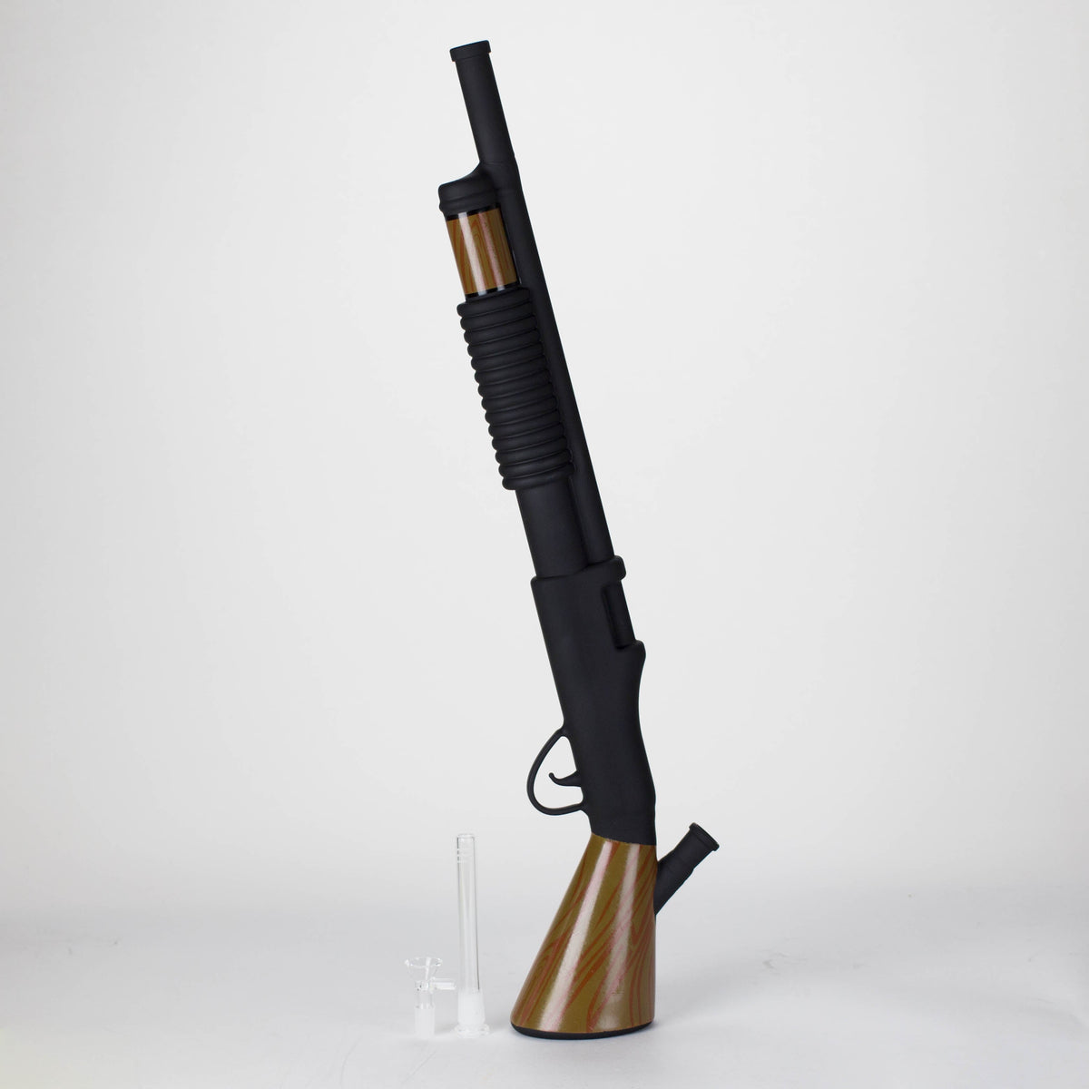 27-Inch Giant Shotgun Bong with Bowl Piece and Diffused Downstem