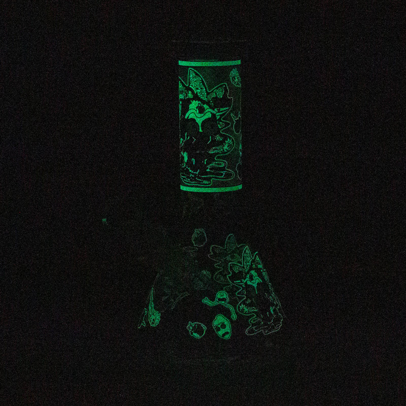 8 Inch Glow In The Dark Rick And Morty Mini Bong