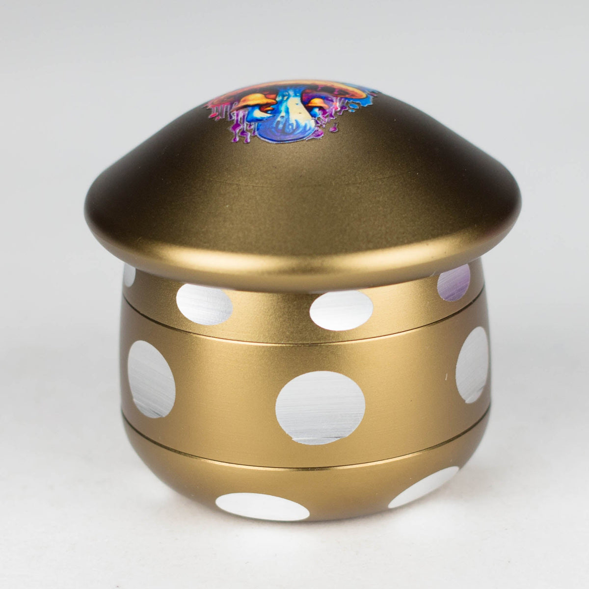 63MM Yellow Aluminum Shroom Grinder