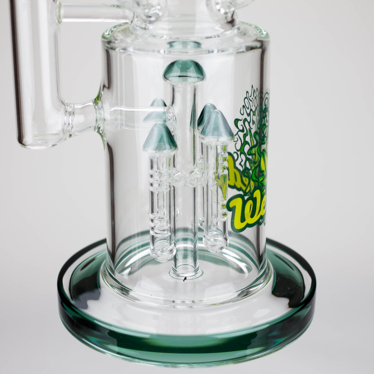 Tree Arm Percolators in the 20 Inch Gravity Pillar Perc Bong