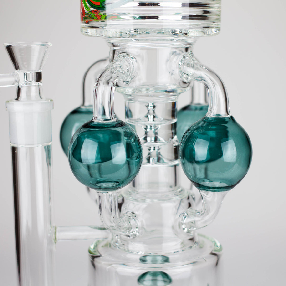 Glass Body of the 20 Inch Gravity Pillar Perc Bong