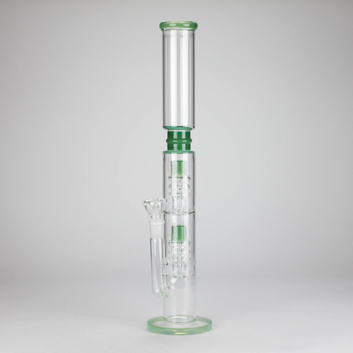 Huge Straight Tube Bong With Dual Percolators For Sale Online