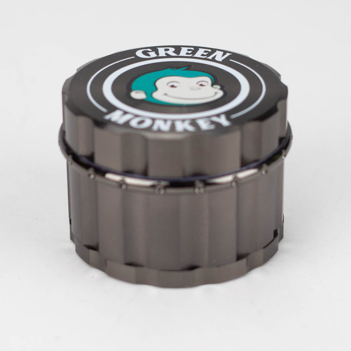 63MM Gunmetal Herb Grinder from Green Monkey