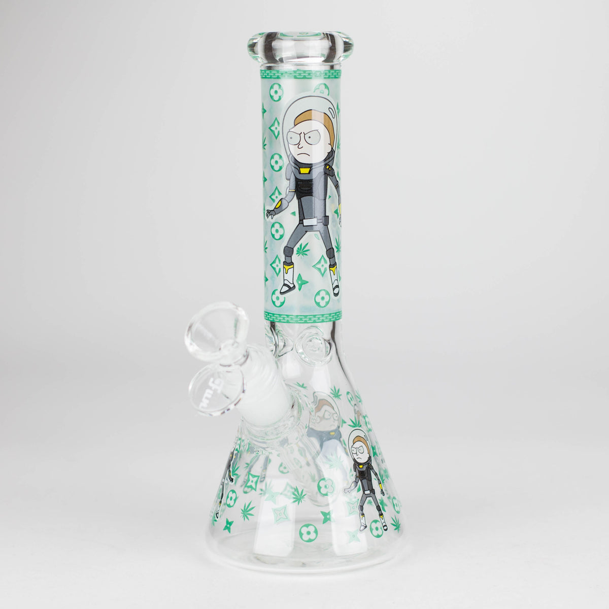 Badass Morty design for the Rick And Morty beaker Bong