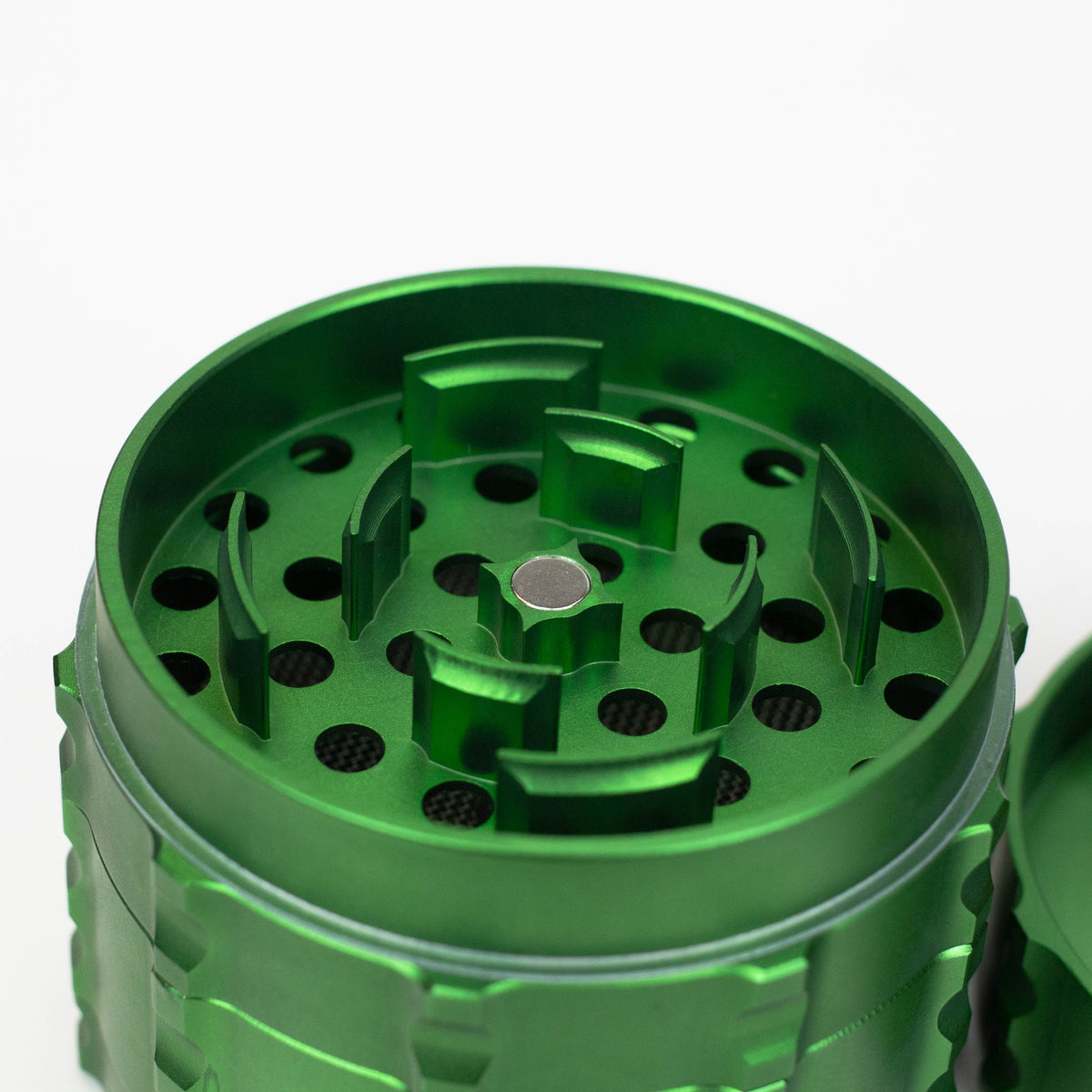 Big Green Herb Grinder with Eclipse Teeth