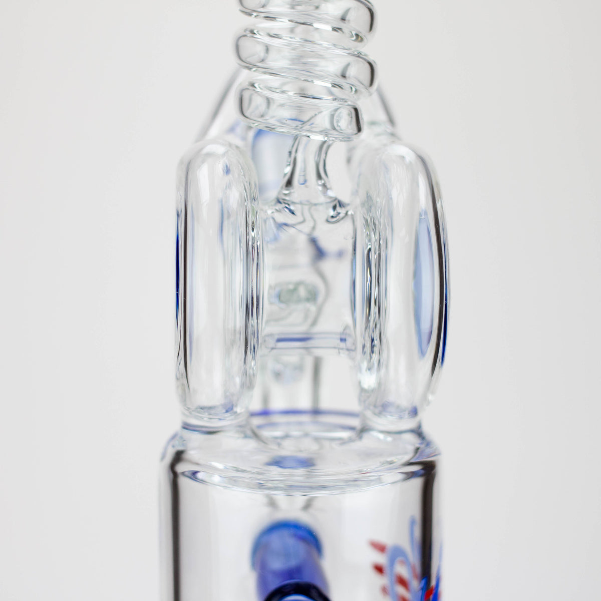 Body View of the H2O 10 inch Telescope Recycler Bong With Inline Percolator