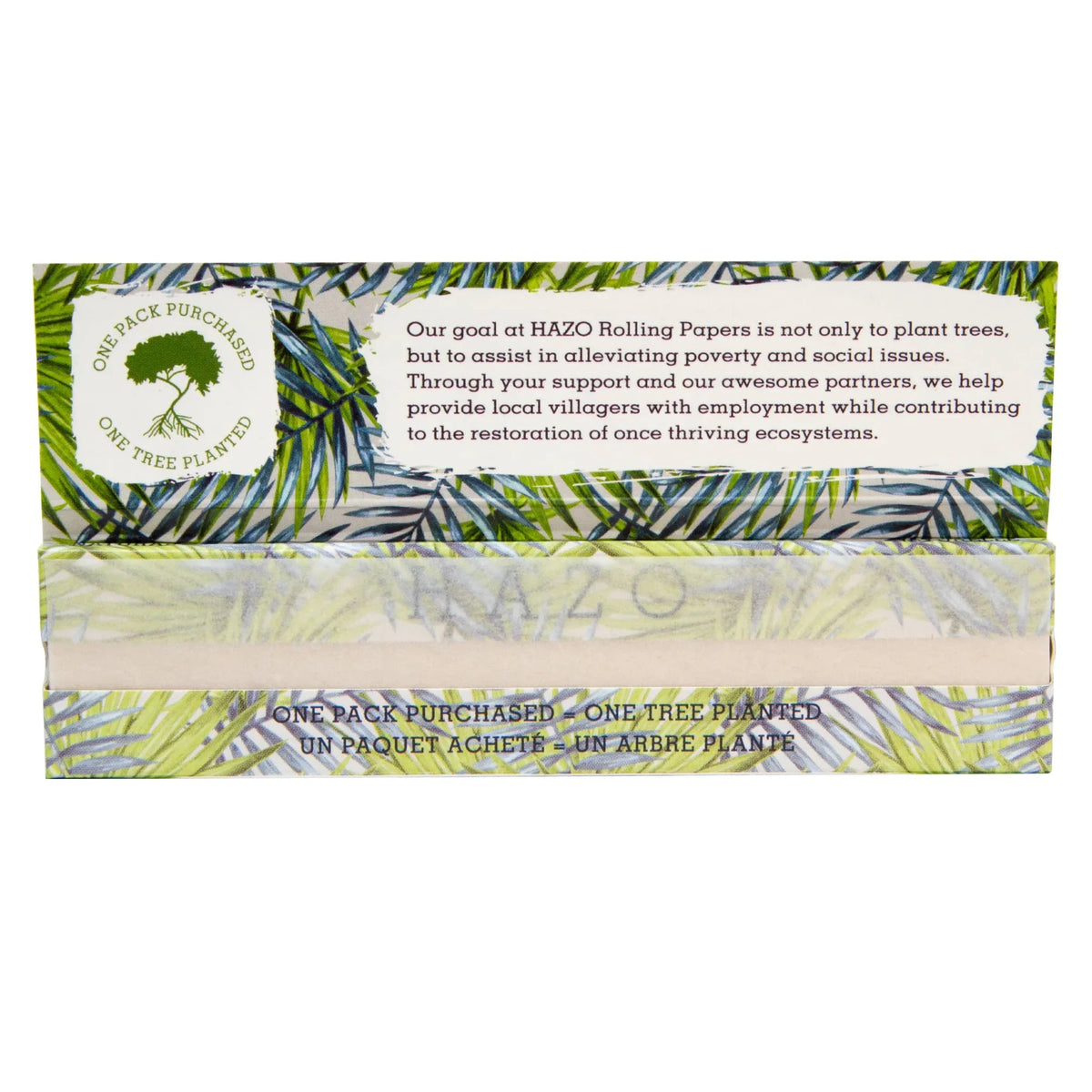 Bulk Pack of HAZO Hemp Rolling Papers King Size Slim