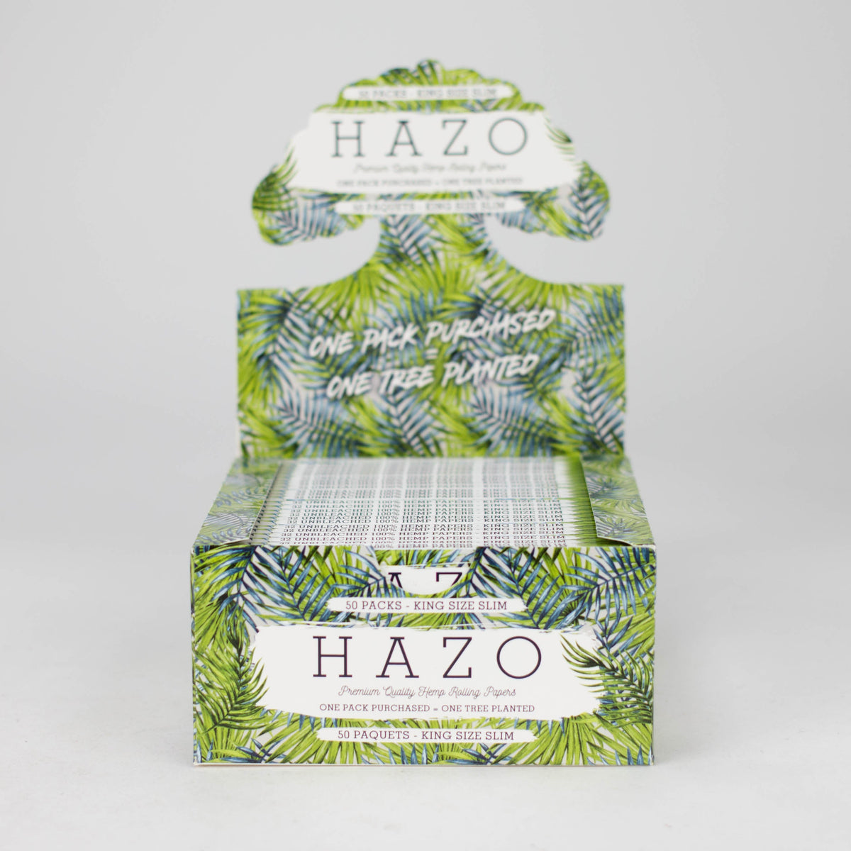 Hemp Rolling Papers King Size Slim from HAZO