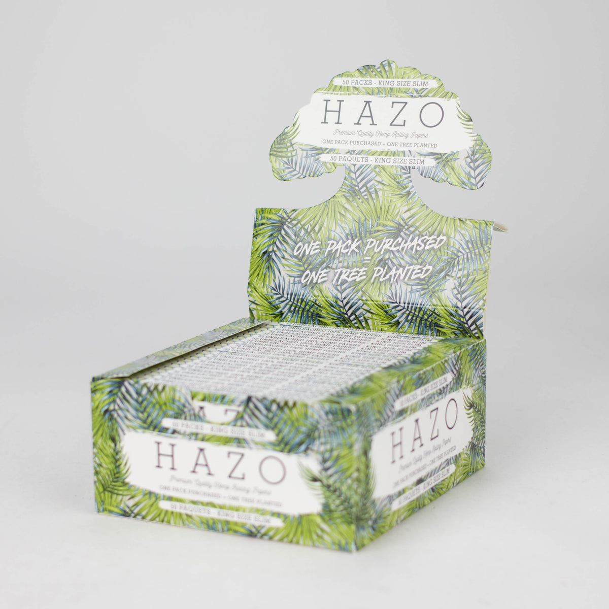 HAZO Hemp Rolling Papers King Size Slim